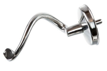 Isolated dough hook for a kitchen machine