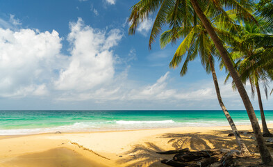 Beautiful Surin Beach in Phuket Island, Thailand