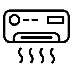 Air Conditioner Icon Style