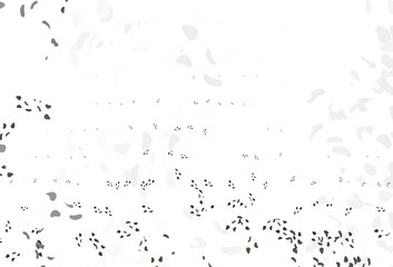 Light Black vector texture with random forms.