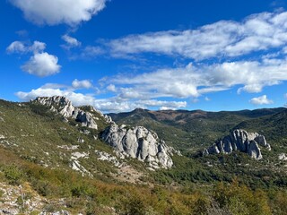 Velebit mountain in Croatia landscape