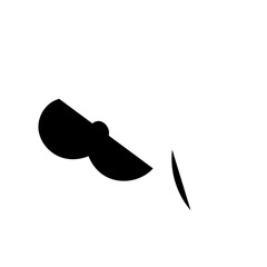 Abstract Shapes Organic Black