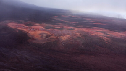 clouds over the mountains