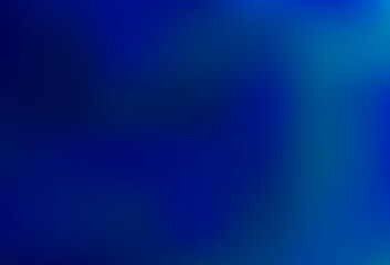 Dark BLUE vector glossy bokeh pattern.