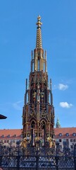 Fototapeta na wymiar Nuremberg Germany historical city town travel