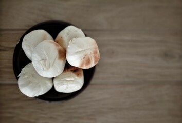 Bakpao snack white chocolate truffles