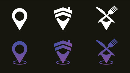 Simple location pin for map