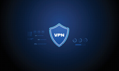 VPN secure connection concept. internet to protect data privacy or bypass censorship.