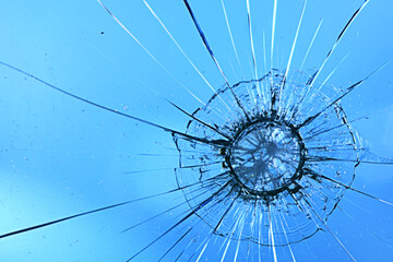background bullet hole glass abstract crime gun shot