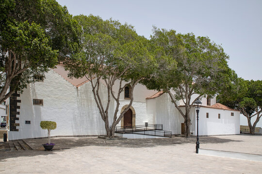 Parroquia de San Miguel Arcangel or the Parish Saint Michael the Archangel, local church built in a Baroque style and surrounded by a large parvis, San Miguel de Abona, Tenerife, Canary Islands, Spain
