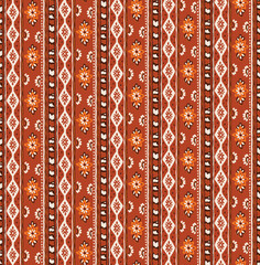Seamless authentic pattern, ethnic print.