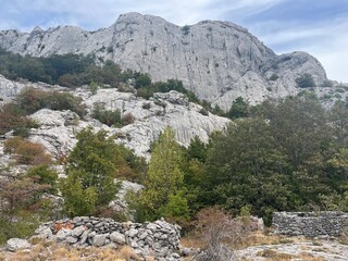 Velebit mountain in Croatia, landscape