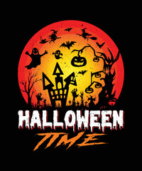 Halloween time/Halloween t-shirt design