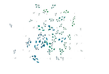 Light Blue, Green vector template with memphis shapes.