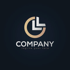 Arrow Company design abstract vector logo template