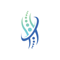 Spinal Cord, Doctor, Hospital, Health Logo Vector Design