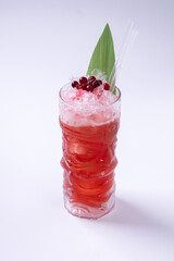 cream with raspberry