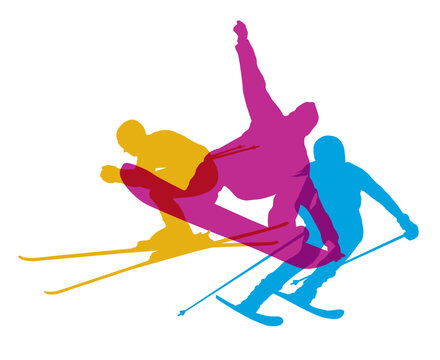 Alpin sport graphic.