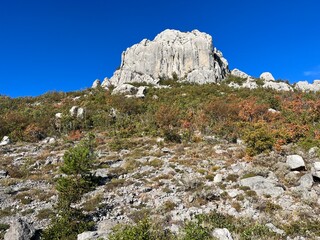 Fototapeta na wymiar Velebit mountain in Croatia, landscape