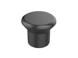 Wine and Beverage Bottle Reusable Silicone Cap Stopper Mock Up. 3d Render Illustration.