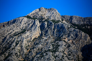 Sveti Ilija - highest peak of Snake mountain, Peljesac peninsula, Croatia