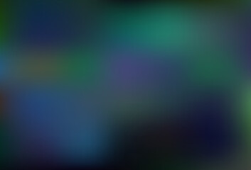Dark Blue, Green vector blur pattern.