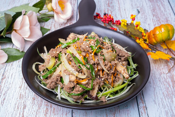 Bulgogi, one of the traditional Korean food