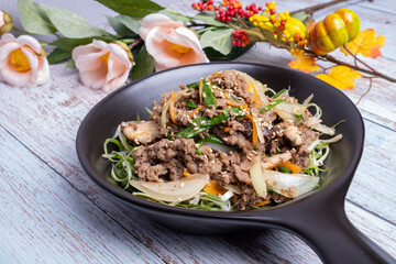 Bulgogi, one of the traditional Korean food