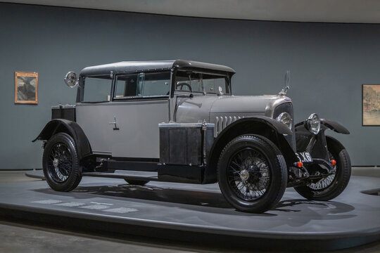 BILBAO, SPAIN-SEPTEMBER 10, 2022: 1925 Voisin C7 Lumineuse (Avions Voisin)