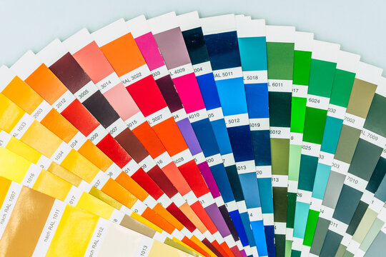 ral color sampler on white background detail