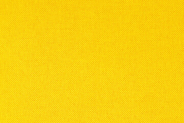 Yellow fabric cloth texture for background, natural textile pattern.