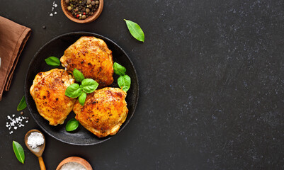 Fried chicken thighs