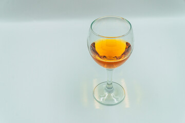 A glass of fine cognac