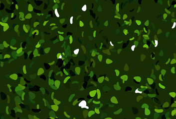 Light Red vector background with abstract forms.