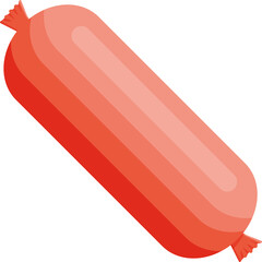 Meat sausage product of beef, pork or chicken