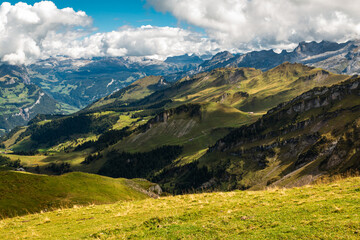 View of the swiss alps