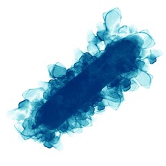 Abstract blue brush stroke overlay, alcohol ink, splash of watercolor paint, stain made from physical pressure, splatter design texture paint material with grunge art, grungy vintage background	