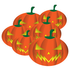 halloween jack o lantern halloween Five Pumpkin
