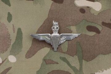 Naklejka premium parachute regiment badge