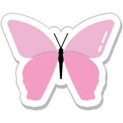 Butterfly Colored Vector Icon