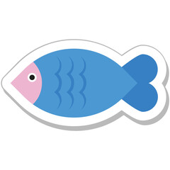 Fish Colored Vector Icon