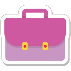 Briefcase Colored Vector Icon