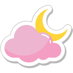 Night Colored Vector Icon
