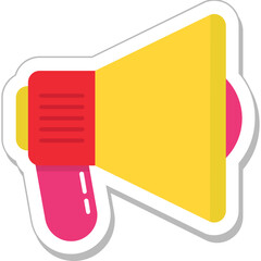 Megaphone Colored Vector Icon