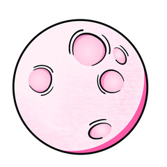 Fototapeta premium The pink planet