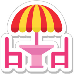 Restaurant Colored Vector Icon