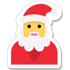 Santa Colored Vector Icon