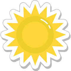 Sun Colored Vector Icon