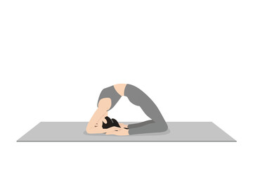 Fototapeta premium Pigeon Pose, Kapotasana