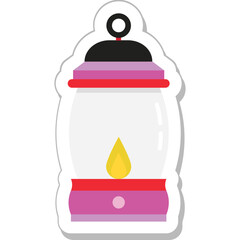 Lantern Colored Vector Icon